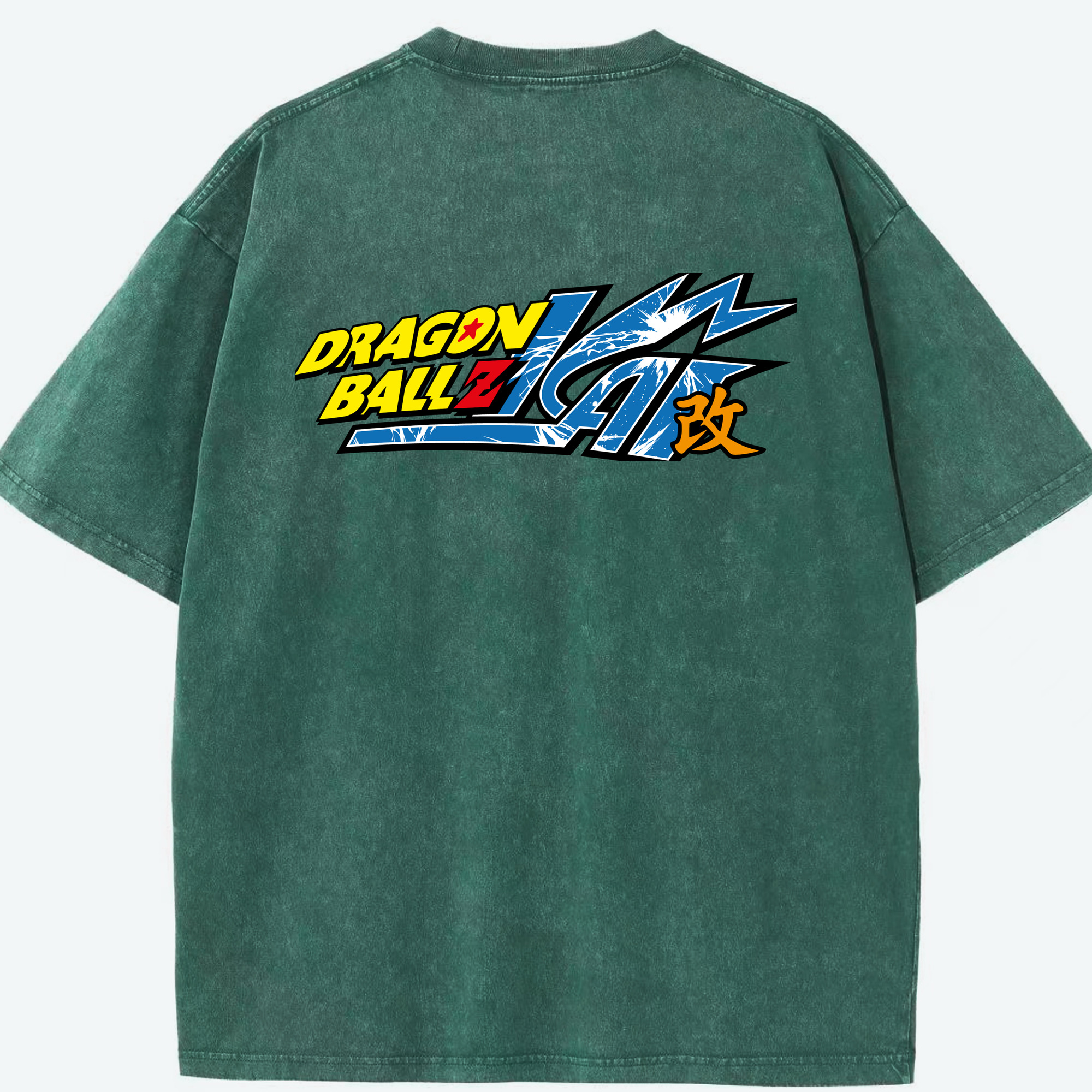 （画像用） ドラゴンボール DRAGON BALL 綿100% ヴィンテージ風 半袖Tシャツ（背面プリント）